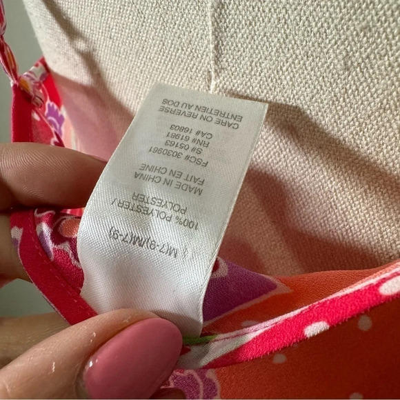 Y2K style floral boho babydoll slip dress/top M - Picture 7 of 7